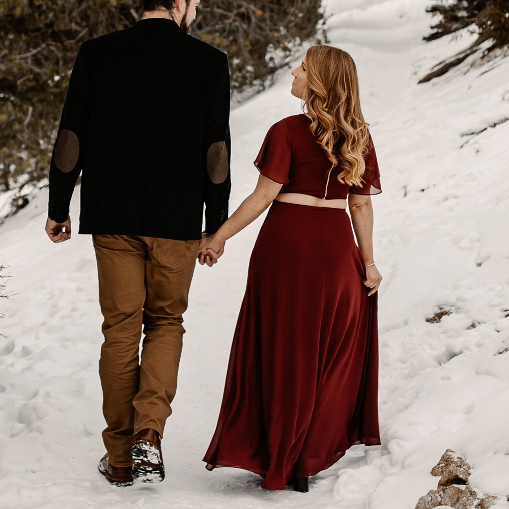 Lulus maroon dress